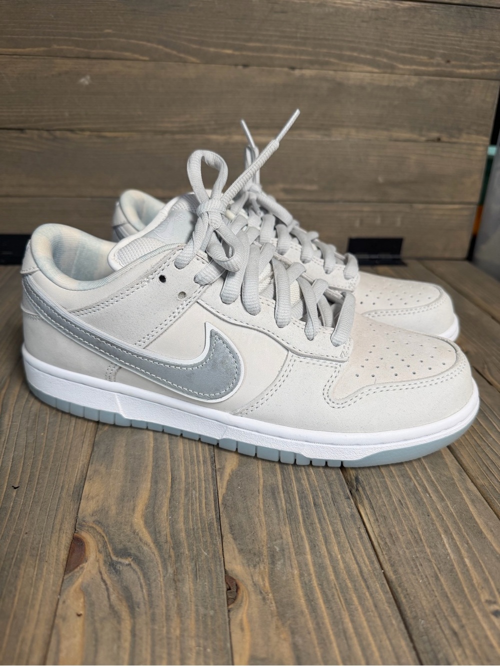 Nike SB Dunk Low - Custom ‘White Lobster’ - Size 8W